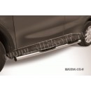 MZCX5-003 Пороги d76 с проступями  Mazda CX-5
