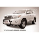 TLC2-12-012B Кенгурятник низкий d76 Мини из стали с полимерным покрытием Toyota Land Cruiser 200 (2012)
