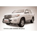 TLC2-12-011B Кенгурятник низкий d76 из стали с полимерным покрытием Toyota Land Cruiser 200 (2012)