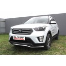 HCRET4WD001 Защита переднего бампера d42 Волна из нержавеющей стали Hyundai CRETA 4WD 2016-