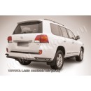 TLC2-12-019B Защита заднего бампера d76 из стали с полимерным покрытием Toyota Land Cruiser 200 (2012)